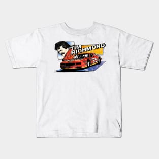 80s Tim Richmond Racing Kids T-Shirt